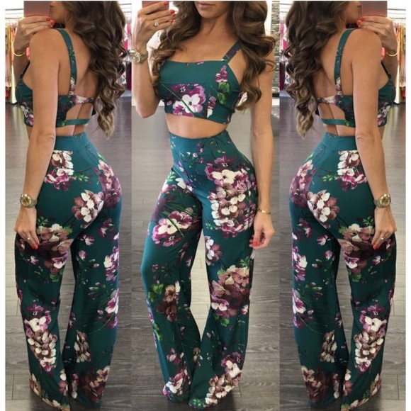 Floral Print 2 Pc Set main image 1
